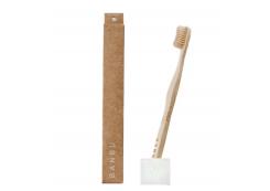 Banbu - Cepillo de dientes de bambú - Suave: Blanco