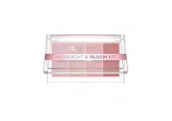 Bell - Hypo Hypoallergenic Highlight & Blush Kit - 01