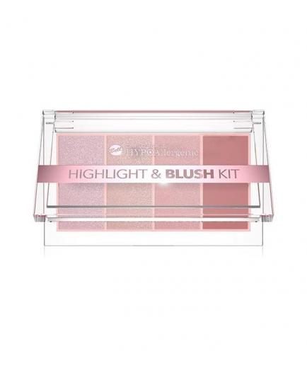 Bell - Hypo Hypoallergenic Highlight & Blush Kit - 01