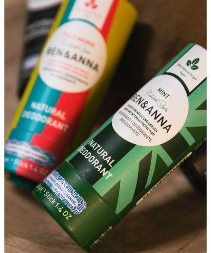 Ben & Anna - Natural Baking Soda Deodorant Stick - Mint