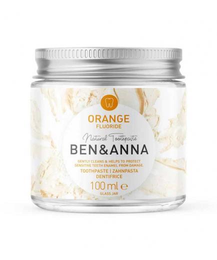 Ben & Anna - Pasta de dientes natural en crema con flúor - Orange