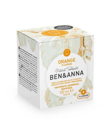 Ben & Anna - Pasta de dientes natural en crema con flúor - Orange