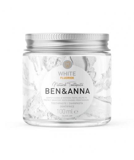 Ben & Anna - Pasta de dientes natural en crema con flúor - White