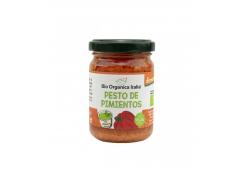 Bio Organica Italia - Pesto de pimientos vegano Bio - 140g