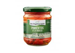 Bio Organica Italia - Pimientos a la brasa 190g