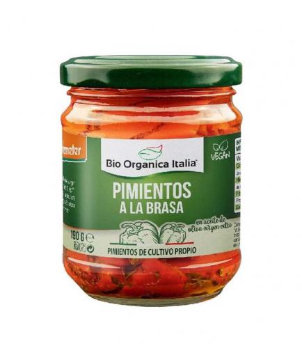 Bio Organica Italia - Pimientos a la brasa 190g