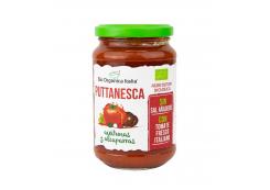 Bio Organica Italia - Salsa de tomate puttanesca con olivas y alcaparras bio 325ml