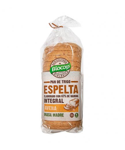 Biocop - Pan de molde de trigo de espelta integral con avena 400g