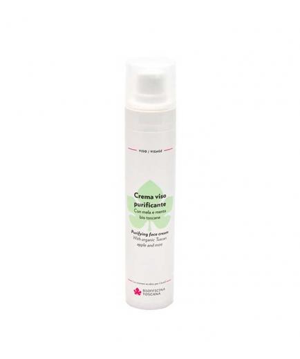 Biofficina Toscana - Crema facial purificante 60ml - Manzana y menta