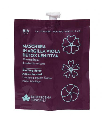 Biofficina Toscana - Mascarilla de arcilla púrpura detox calmante