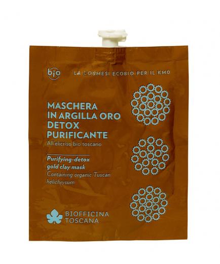 Biofficina Toscana - Mascarilla en arcilla de oro detox purificante