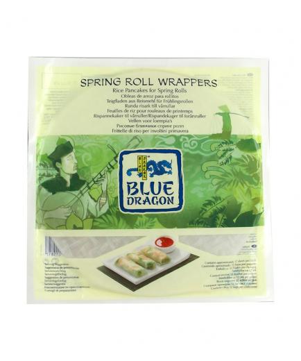 Blue Dragon - Papel de arroz para rollitos de primavera 12ud