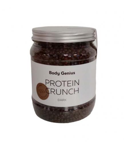 Body Genius - Bolitas de chocolate Protein Crunch 500g - Chocolate negro sin azúcar