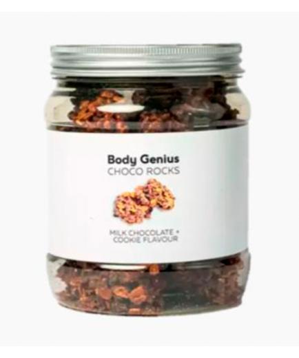 Body Genius - Choco Rocks Aroma a Galleta en Chocolate con Leche 300g