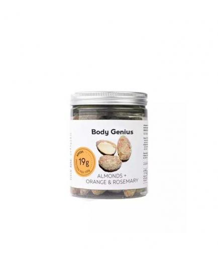 Body Genius - Snack de almendra con naranja deshidratada y romero 135g