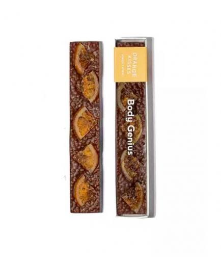 Body Genius - Turrón proteico 150g - Chocolate y naranja