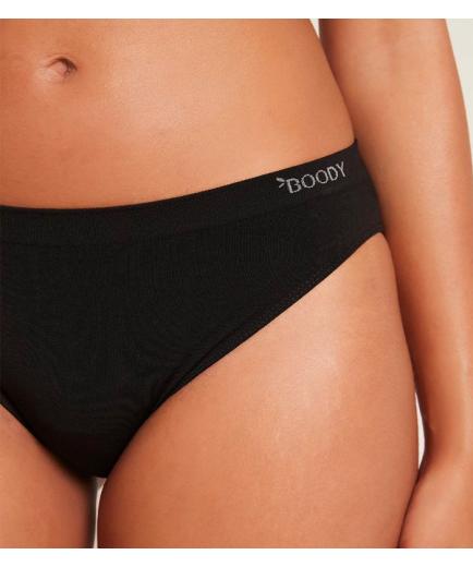 Boody - Bamboo Classic Bikini Black Panties - Size M