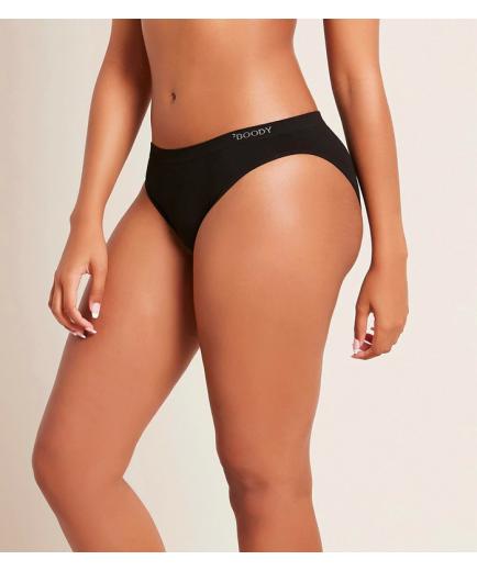 Boody - Bamboo Classic Bikini Black Panties - Size M
