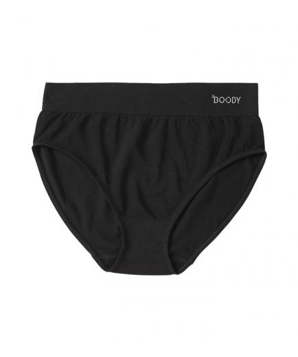 Boody - Full Brief Black Bamboo Panties - Size S