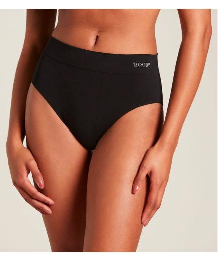 Boody - Braguitas de bambú Full Brief Negro - Talla L