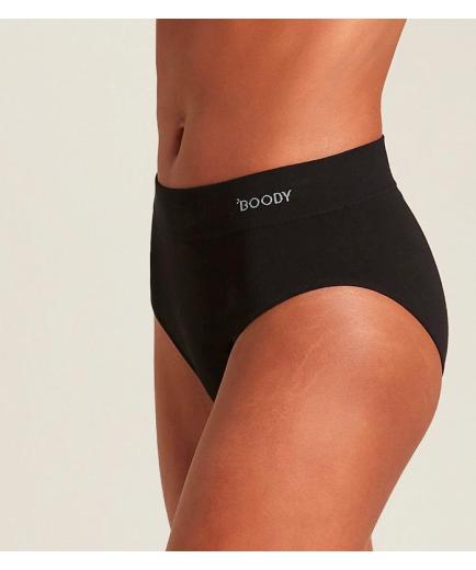 Boody - Full Brief Black Bamboo Panties - Size M