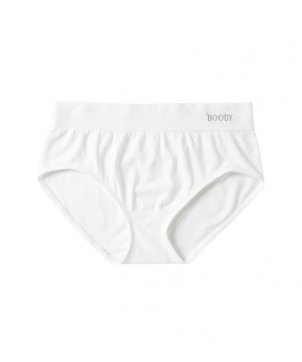 Boody - Bamboo Panties Midi Brief White - Size S