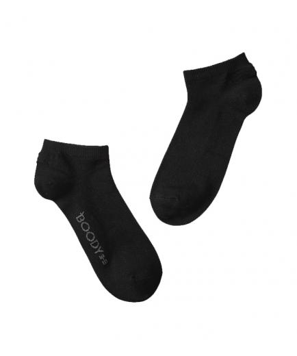 Boody - Calcetines bajos deportivos de bambú Negro - Talla 34-40