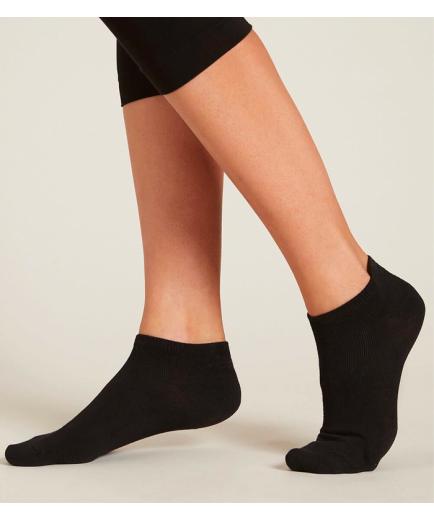Boody - Bamboo Sports Low Socks Black - Size 2-7