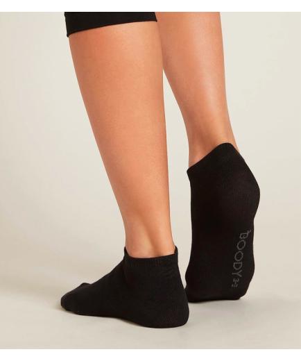 Boody - Bamboo Sports Low Socks Black - Size 2-7