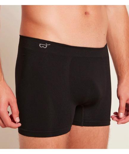 Boody - Calzoncillos Boxer de bambú Original Negro - Talla S