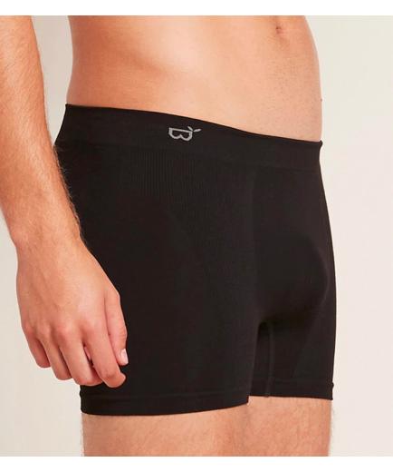 Boody - Calzoncillos Boxer de bambú Original Negro - Talla S