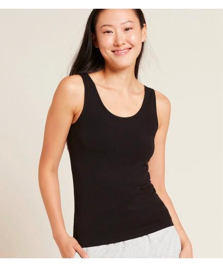 Boody - Camiseta de bambú Tank Negro - Talla M