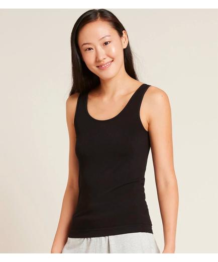 Boody - Camiseta de bambú Tank Negro - Talla M