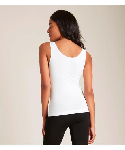 Boody - Camiseta de bambú Tank Blanco - Talla S