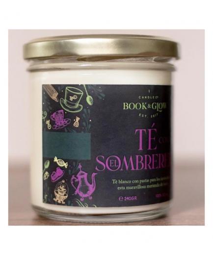 Book and Glow - *Remarkable Worlds* - Vegan Soy Candle - Tea with the Hatter