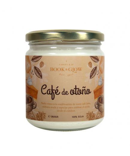 Book and Glow - *Perfect Moments* - Vegan Soy Candle - Café de otoño