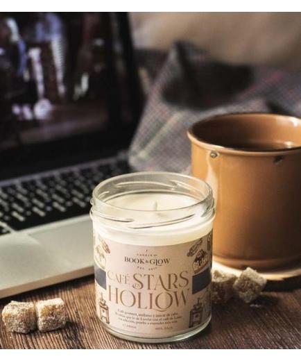 Book and Glow - Extraordinary Worlds Collection Soy Candle - Cafe in Stars Hollow