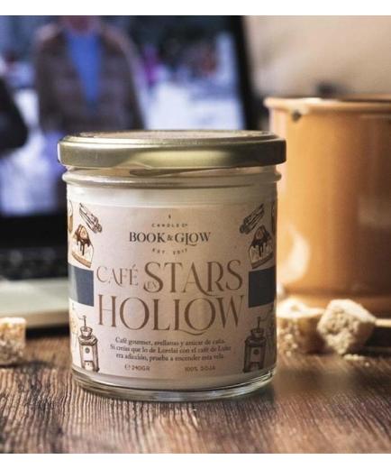 Book and Glow - *Mundos Extraordinarios* - Vegan Soy Candle - Café en Stars Hollow