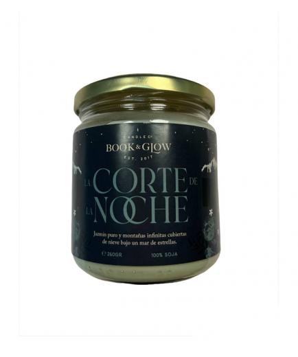 Book and Glow - *Mundos Extraordinarios* - Vegan Soy Candle - La Corte de la Noche