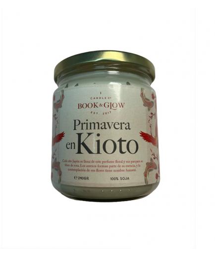 Book and Glow - Wanderlust collection - Soy candle - Primavera en Kioto