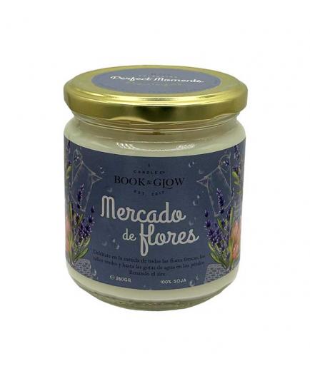 Book and Glow - Soy Candle Perfect Moments Collection - Flower Market