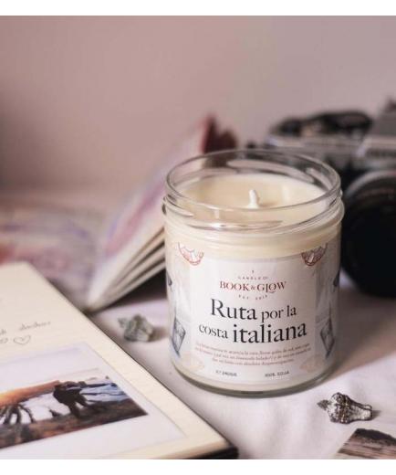 Book and Glow - *Wanderlust* - Soy Candle - Ruta por la costa italiana