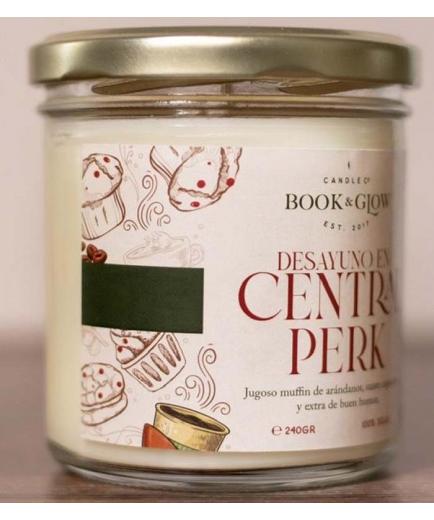 Book and Glow - Mundos extraordinarios Collection - Soy Candle - Desayuno en Central Perk