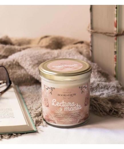 Book and Glow - Perfect Moments Collection Soy Candle - Reading and Blanket