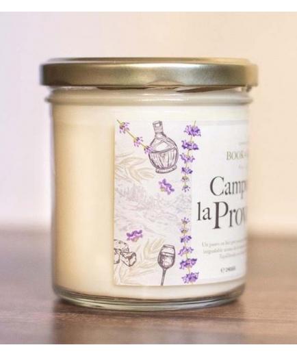 Book and Glow - Wanderlust collection - Soy candle - Campos de la provenza
