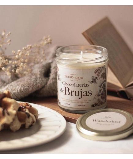 Book and Glow - *Wanderlust* - Soy candle - Chocolaterías de Brujas