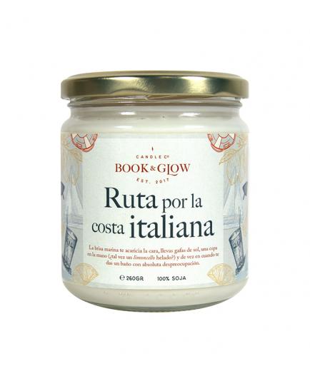 Book and Glow - *Wanderlust* - Soy Candle - Ruta por la costa italiana