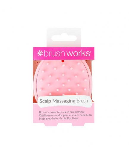 Brushworks - Cepillo masajeador para el cuero cabelludo