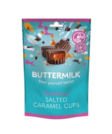 Buttermilk - Vegan creamy chocolate bites filled with salted caramel - 100g