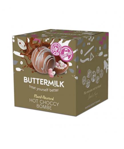 Buttermilk - Vegan chocolate balls filled with marshmallows - Hot Choccy Bombe 57g